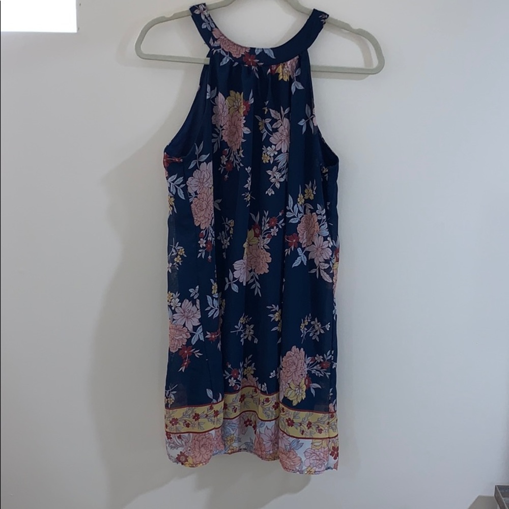 flowy floral dress